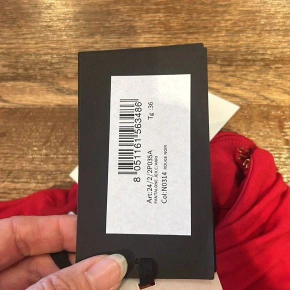 🎀NEW SSENSE BLUMARINE DRAPED LEGGINGS WOMEN'S 0 - Picture 13 of 14